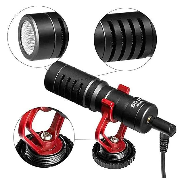 Boya BY-MM1 Universal Shotgun Microphone - المتحدة للألكترونيات