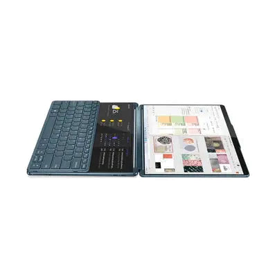 Lenovo Yoga Book 9 13IRU8 2x 13.3 بوصة 2.8K كمبيوتر محمول بشاشة لمس - Core i7-1355U - ذاكرة وصول عشوائي 16 جيجابايت - 1 تيرابايت SSD - مشترك - ويندوز 11 (Tidal Teal)  المتحدة للألكترونيات