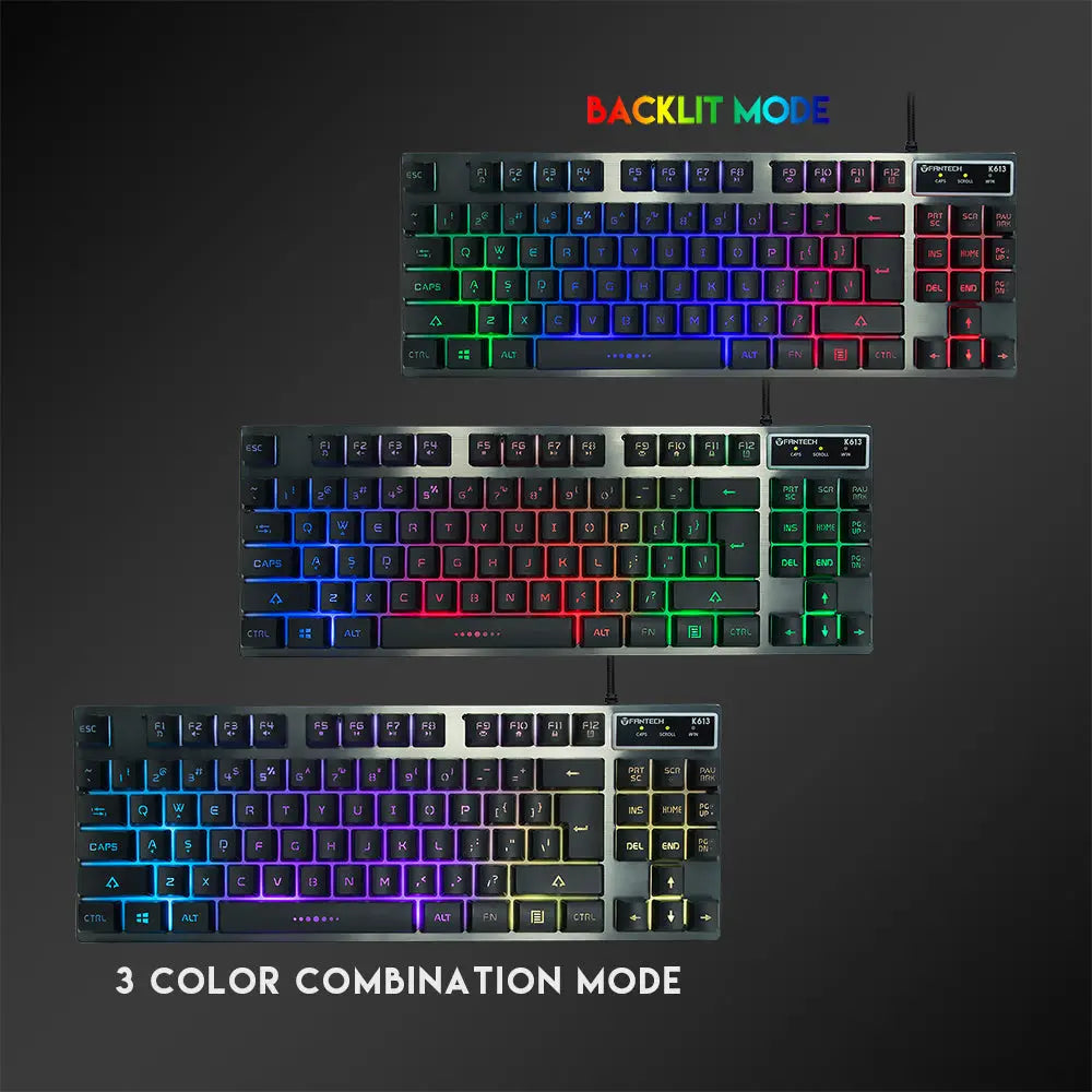 FANTECH K613 Fighter TKL II Tournament Edition Gaming Keyboard كيبورد ميكانيكي فانتك - المتحدة للألكترونيات