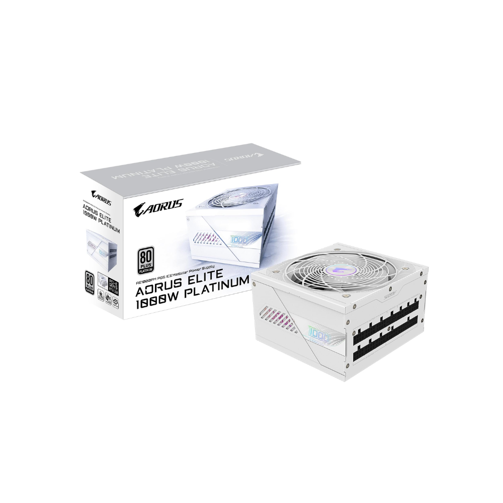 GIGABYTE PSU AORUS ELITE PG5 GP-AE1000PM 1000W PLATINUM PCIE5 ICE