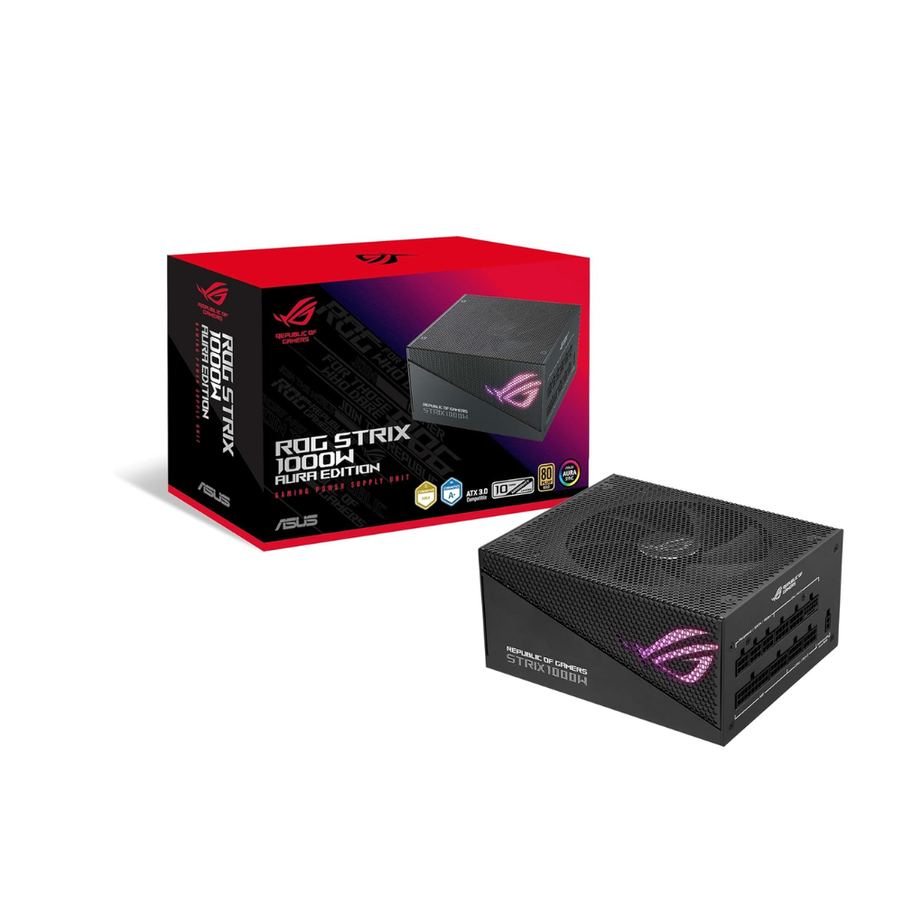 ASUS ROG STRIX 1000 W GOLD PCIE5 AURA BLACK