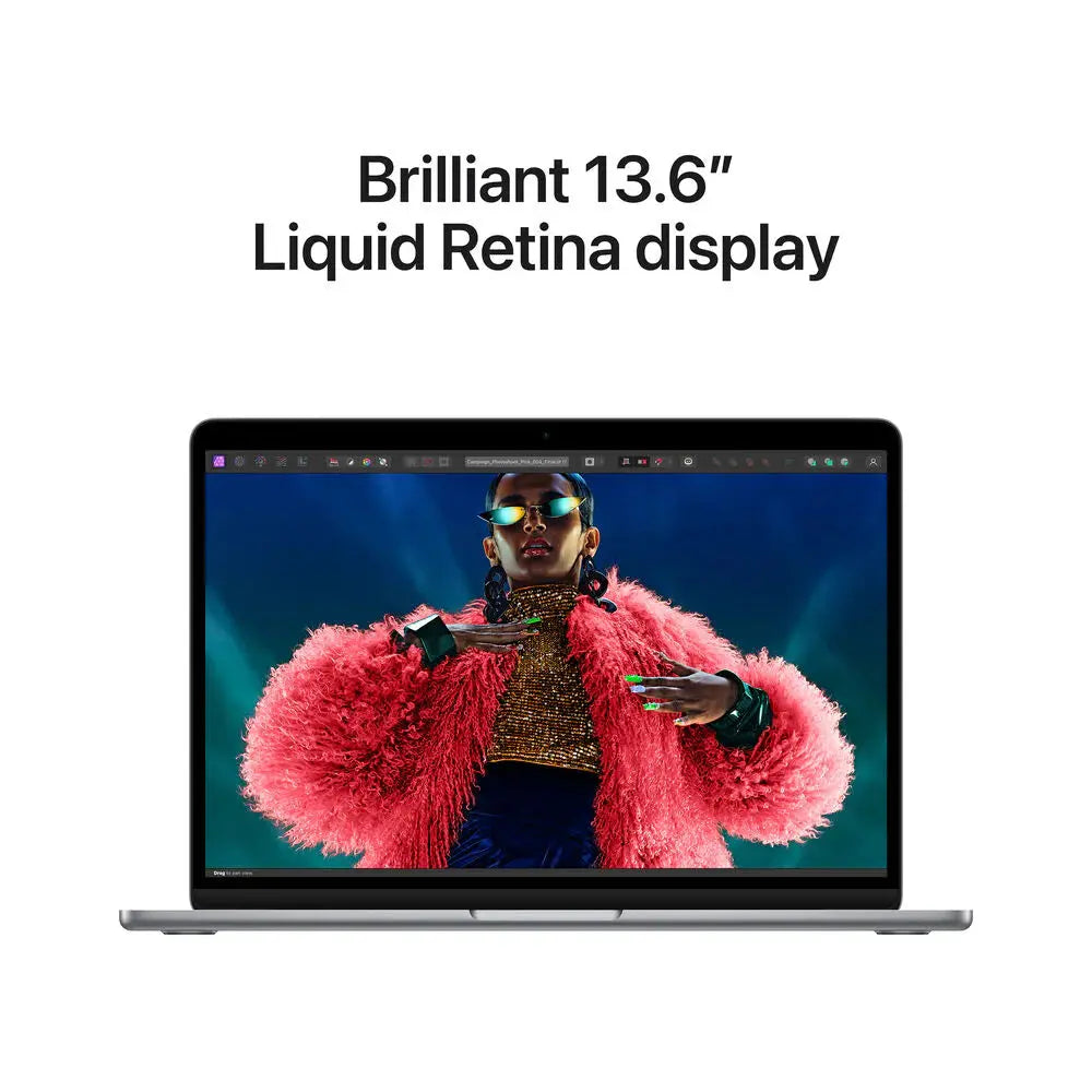 Apple 13.6" MacBook Air - M3 8-Core - 8GB RAM - 256GB SSD - 8-Core GPU - Arabic - المتحدة للألكترونيات