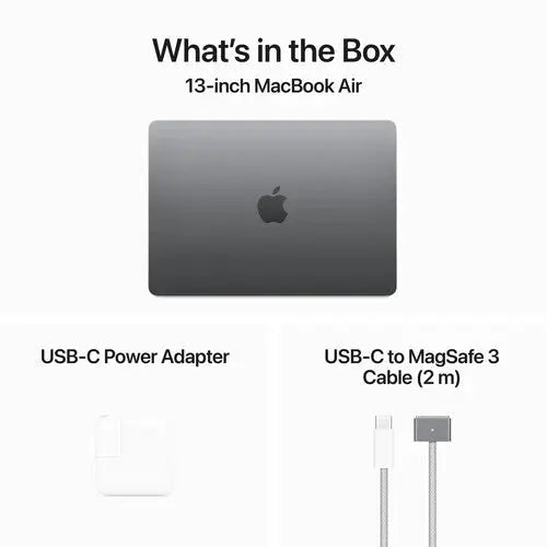 Apple 13.6" MacBook Air - M3 8-Core - 8GB RAM - 256GB SSD - 8-Core GPU - Arabic - المتحدة للألكترونيات