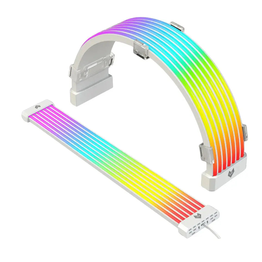 Aosor Power Supply Sleeved Cable PSU Extension Cable Kit ARGB ( 24 + 8 Pin ) - المتحدة للألكترونيات