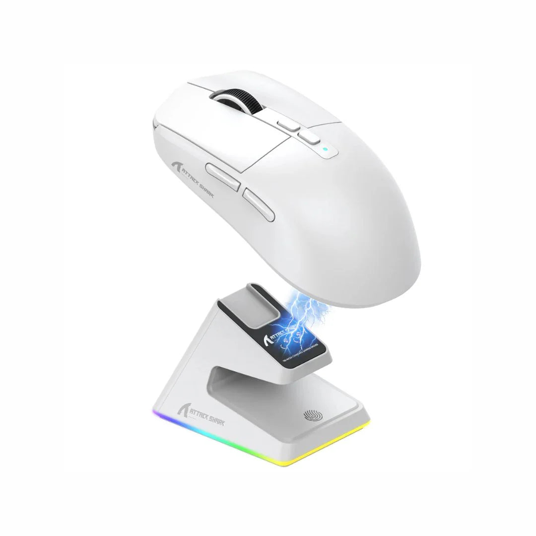 ATTACK SHARK X6 Wireless Gaming Mouse - White