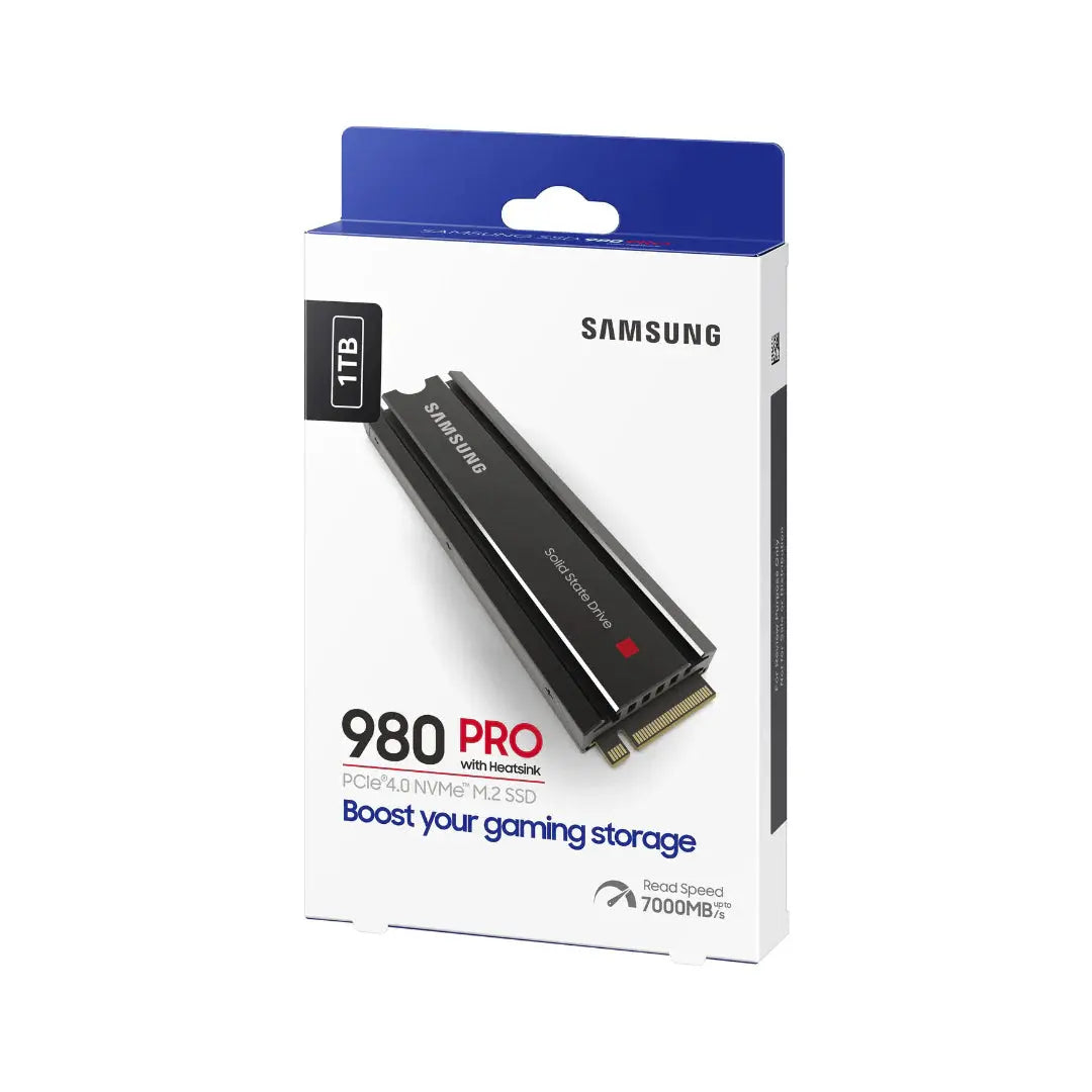 SAMSUNG 980 PRO SSD with Heatsink 1TB PCIe Gen 4 NVMe , MZ-V8P1T0CW - المتحدة للألكترونيات