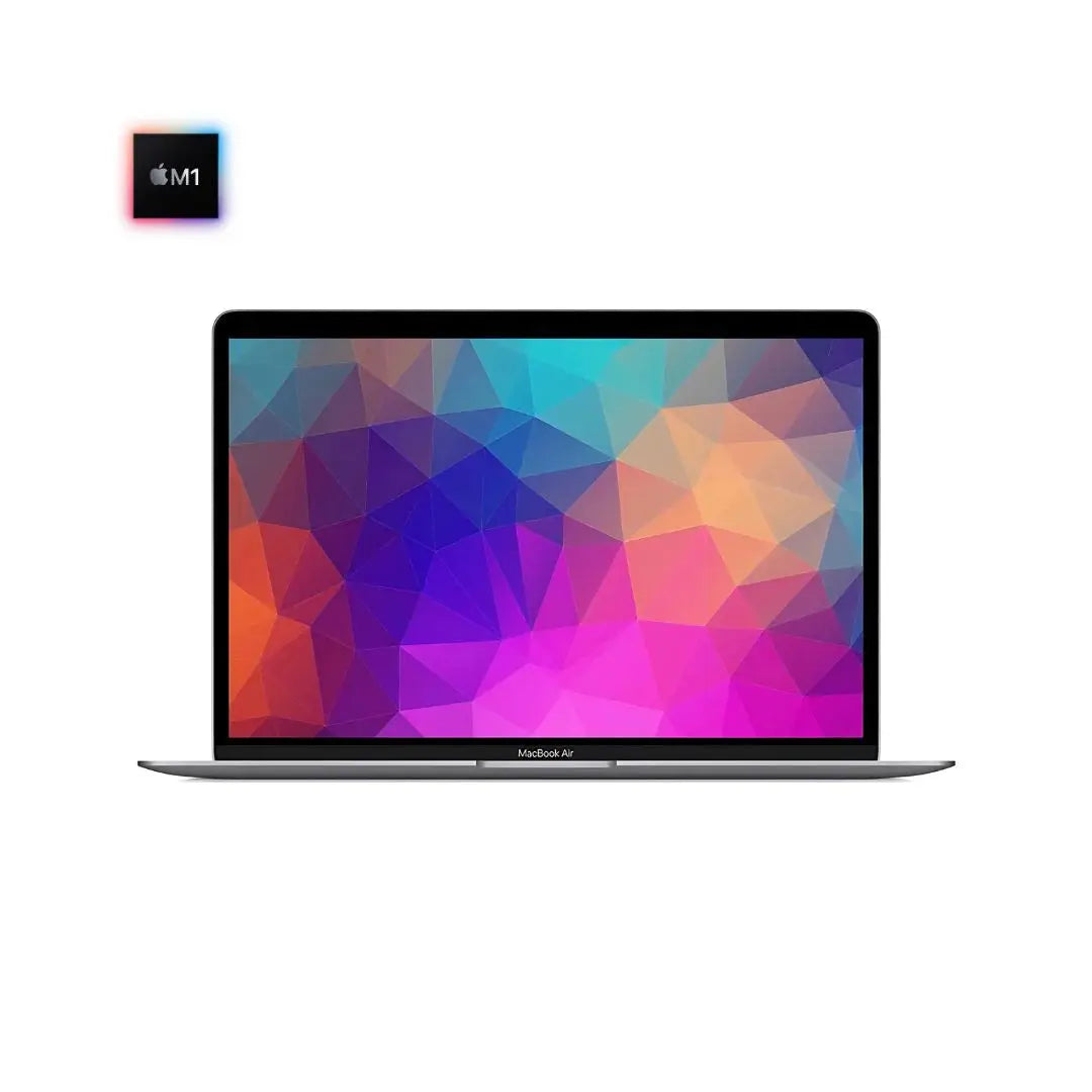 Apple MacBook Air A2337, M1 Chip, Ram 8GB, 256GB SSD, Integrated, 13.3 Retina IPS (2560x1600), Space Grey - المتحدة للألكترونيات