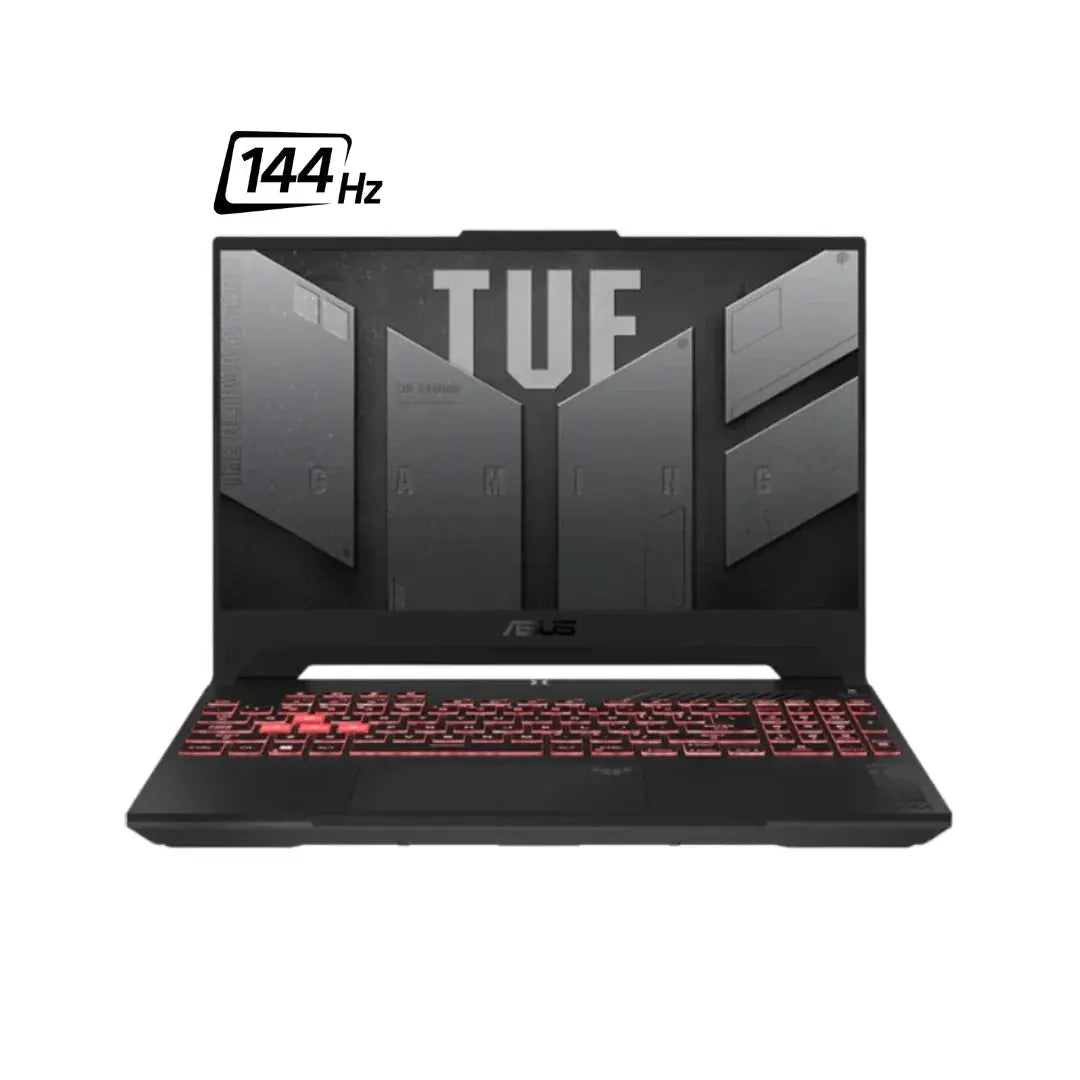 ASUS TUF Gaming F15 FX507UV-LP118, Ryzen 9-8945H, RAM 16GB, 512GB SSD, RTX 4060 8GB, 16.0 FHD IPS 144Hz, Mecha Gray  المتحدة للألكترونيات
