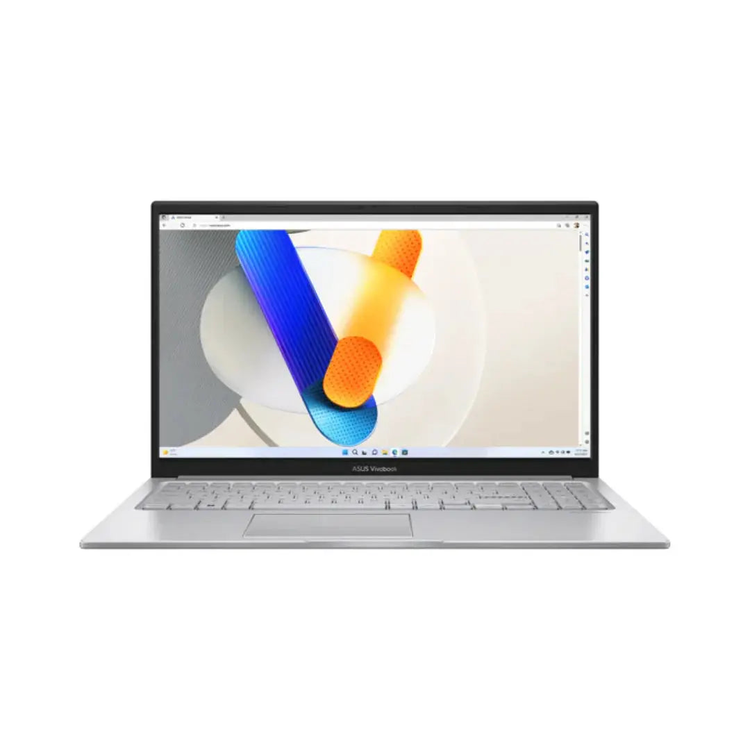 ASUS Vivobook X1504ZA-NJ247, Intel Core i7-1255U, RAM 8GB, 512GB SSD, Intel Iris Xe, 15.6 FHD IPS, Cool Silver  المتحدة للألكترونيات