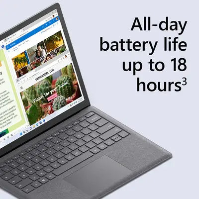 Microsoft 15" Multi-Touch Surface Laptop 5 - Core i7-1255U - 16GB RAM - 256GB SSD - Windows 11 Pro  المتحدة للألكترونيات