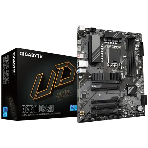 Gigabyte B760M DS3H DDR5 LGA 1700 Motherboard - المتحدة للألكترونيات