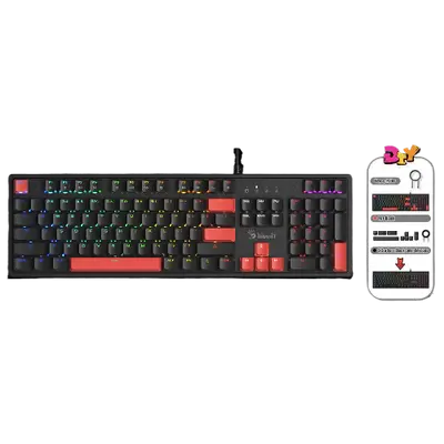 Bloody S510R MECHANICAL SWITCH RGB GAMING KEYBOARD  المتحدة للألكترونيات