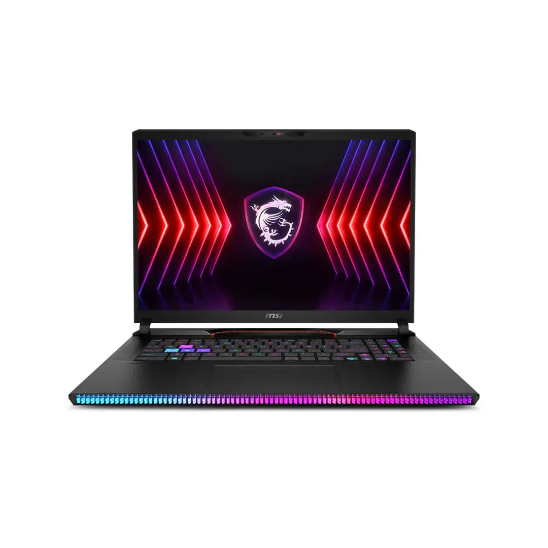 MSI Raider GE78 HX 14VIG-896XJO, Intel Core i9-14900HX, RAM 32GB, 1TB SSD, RTX 4090 16GB, 17.0 QHD+ IPS 240Hz, Black  المتحدة للألكترونيات