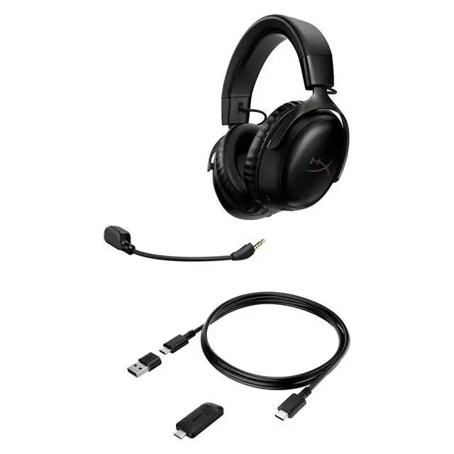 HyperX Cloud 3 Wireless Headset (Black) - المتحدة للألكترونيات