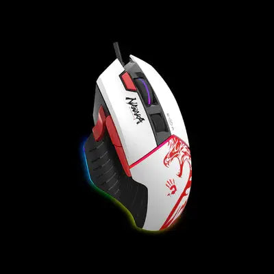 Bloody W95 Max Naraka 12000 CPI Ultra Core 3 & 4 Activated Extra Fire RGB Gaming Wired Mouse المتحدة للألكترونيات