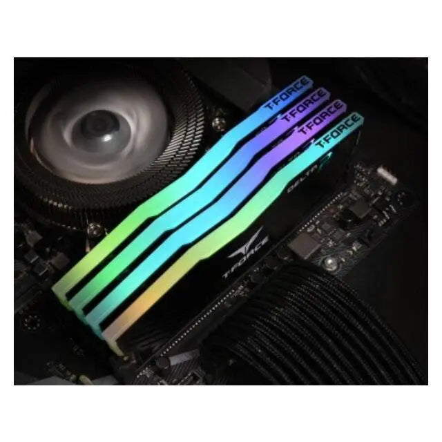 T-Force Delta 32GB RGB (2 x 16GB) DDR4 3600MHz RAM (Black) - المتحدة للألكترونيات