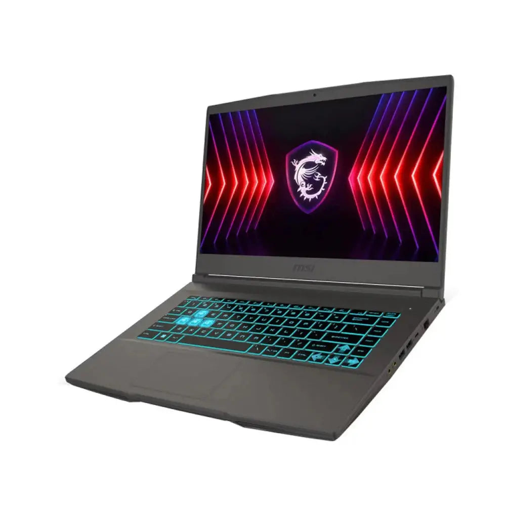 MSI THIN 15 B13VE-1298XAE, Intel Core i7-13620H, RAM 16GB, 512GB SSD NVME, RTX 4050 6GB, 15.6 FHD IPS 144Hz, Cosmos Gray  المتحدة للألكترونيات