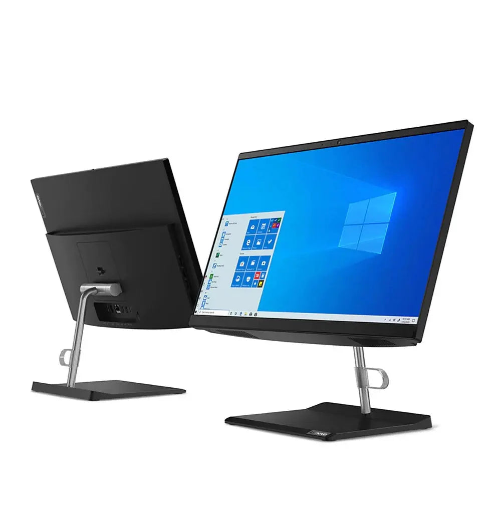 All in one Lenovo AIO V50a-24IMB, i7-10700T (8 Core), RAM 8G, 1T HDD, 256 SSD, Nvidia MX450 2G, 24 FHd ips, KB SET, Black المتحدة للألكترونيات
