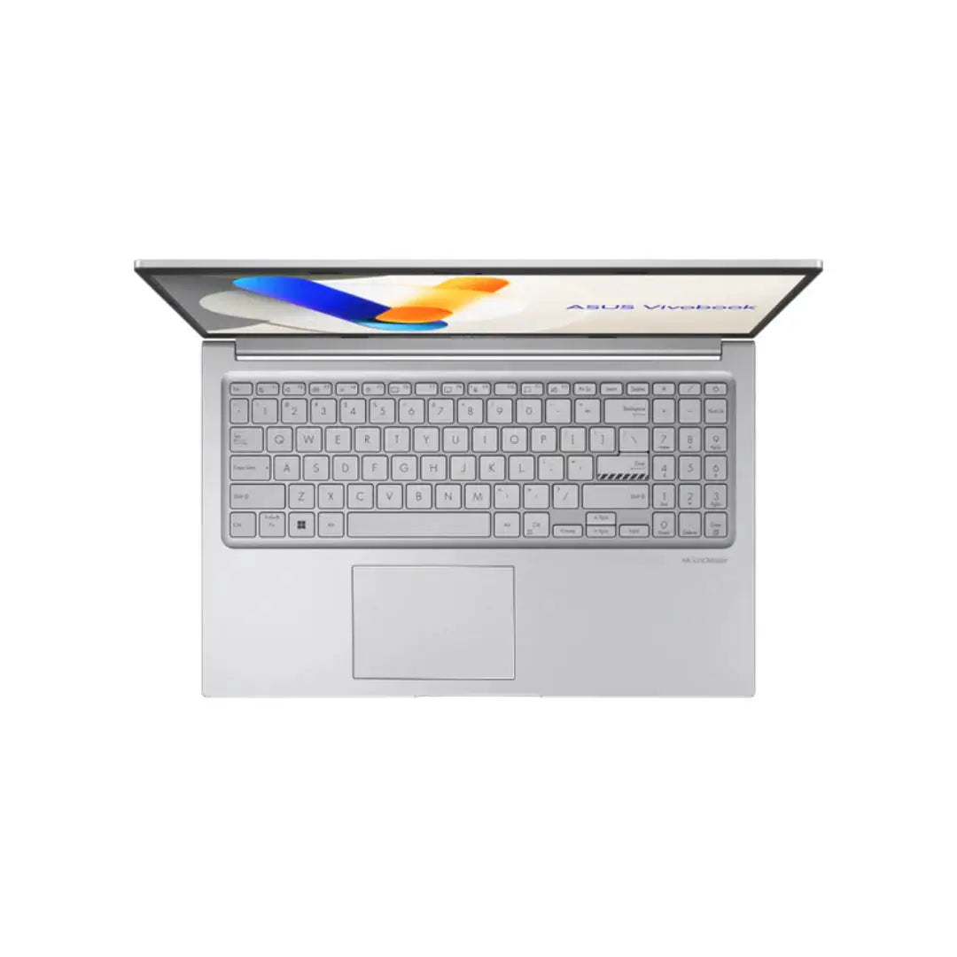 ASUS Vivobook X1504ZA-NJ247, Intel Core i7-1255U, RAM 8GB, 512GB SSD, Intel Iris Xe, 15.6 FHD IPS, Cool Silver  المتحدة للألكترونيات