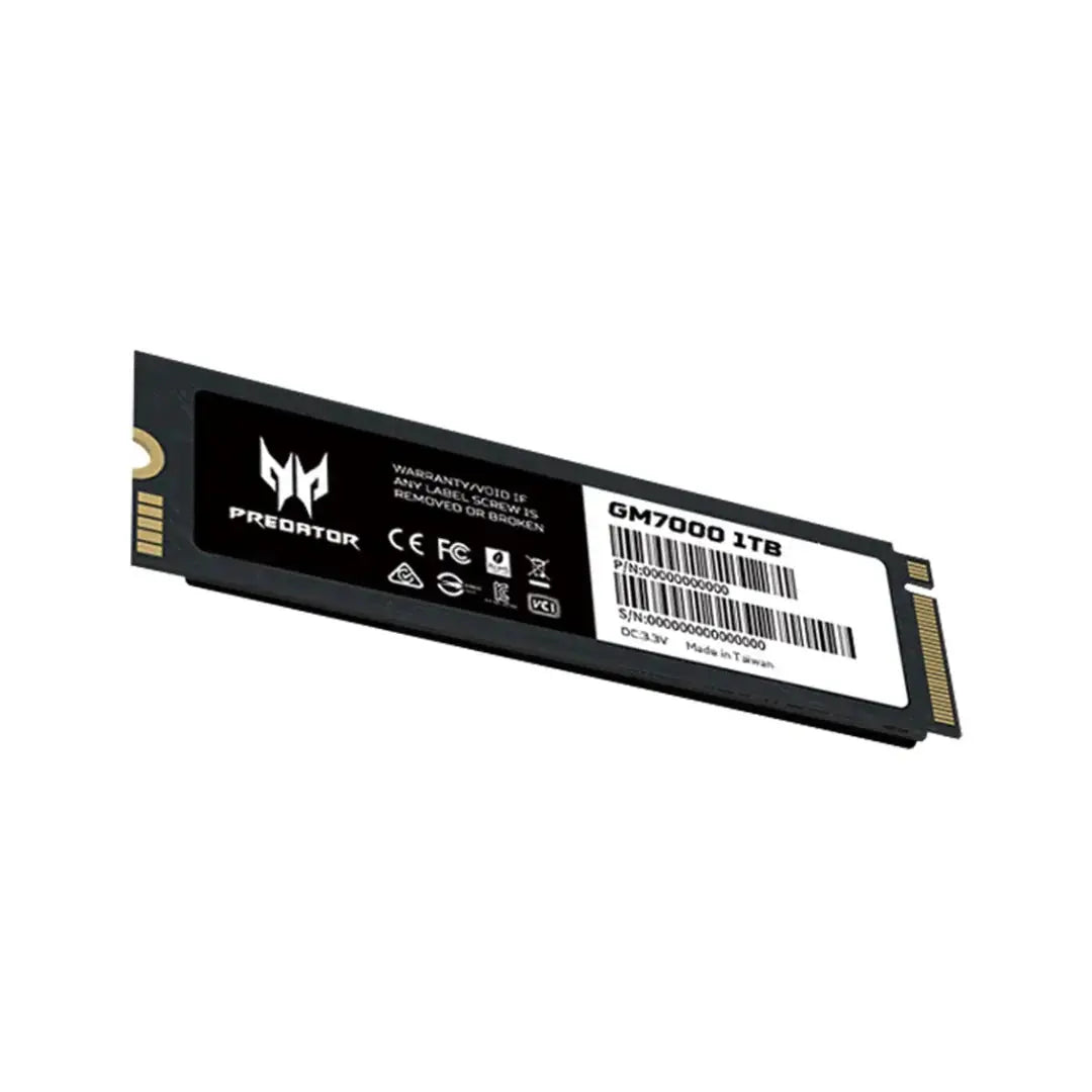 Acer Predator GM7000 1TB, 7400 MB/s - NVMe Gen 4.0, SSD - المتحدة للألكترونيات