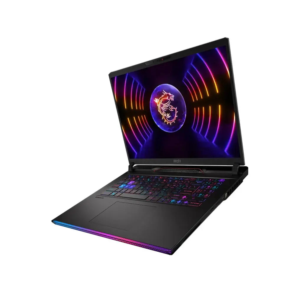 MSI RAIDER GE78HX 13VI-079US, Intel® Core i9-13980HX, RAM 32GB, 2TB SSD NVMe, RTX 4090 16GB, 17.3 QHD+ IPS 240Hz, BLACK - المتحدة للألكترونيات