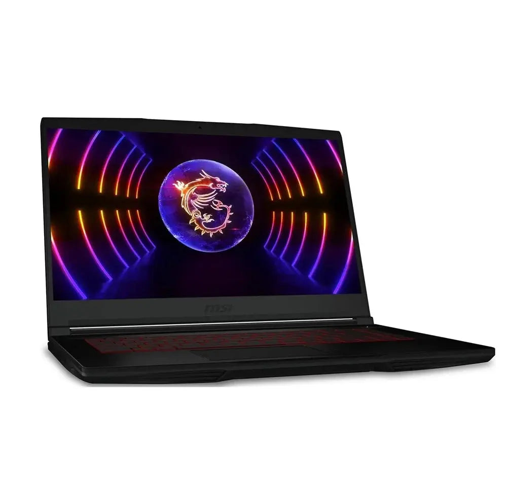 MSI GF63 THIN 12UCX- 1843XAE, Intel Core i5-12450H - 12 Gen , RAM 16GB, 512GB SSD NVMe, RTX 3050 4GB, 15.6 FHD IPS 144Hz, Black  المتحدة للألكترونيات