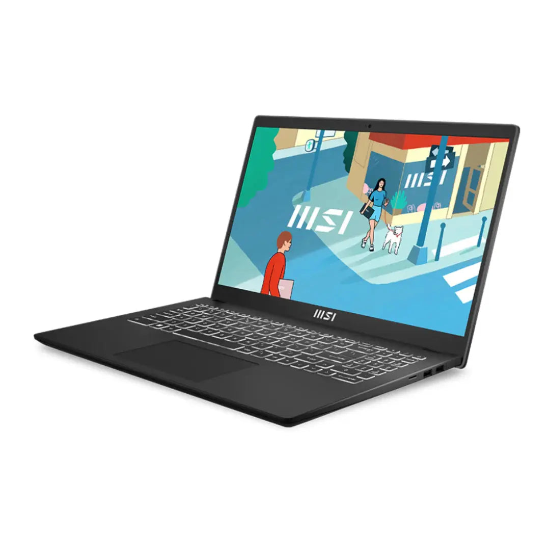 MSI Modern 15 H B13M-010US, Intel Core i9-13900H, RAM 32GB, 1TB SSD, Intel® Iris Xe, 15.6 FHD IPS 60Hz, Classic Black  المتحدة للألكترونيات