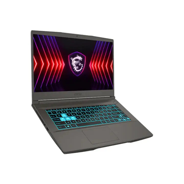 MSI GF63 THIN 12UCX- 1415AU, Intel Core i5-12450H - 12 Gen, RAM 8GB, 512GB SSD NVMe, RTX 2050 4GB, 15.6 FHD IPS 144Hz, Black  المتحدة للألكترونيات