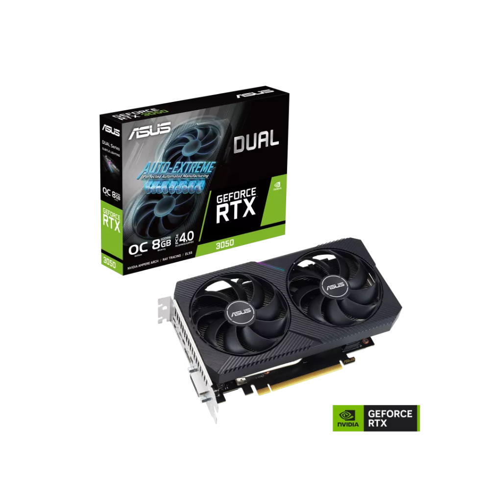ASUS DUAL RTX 3050 V2 OC Edition 8GB
