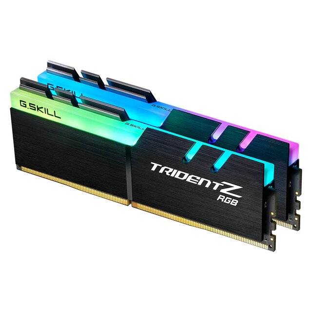 G.Skill Trident Z 16GB (2x8) 3600MHz RGB DDR4 RAM Kit (Black)