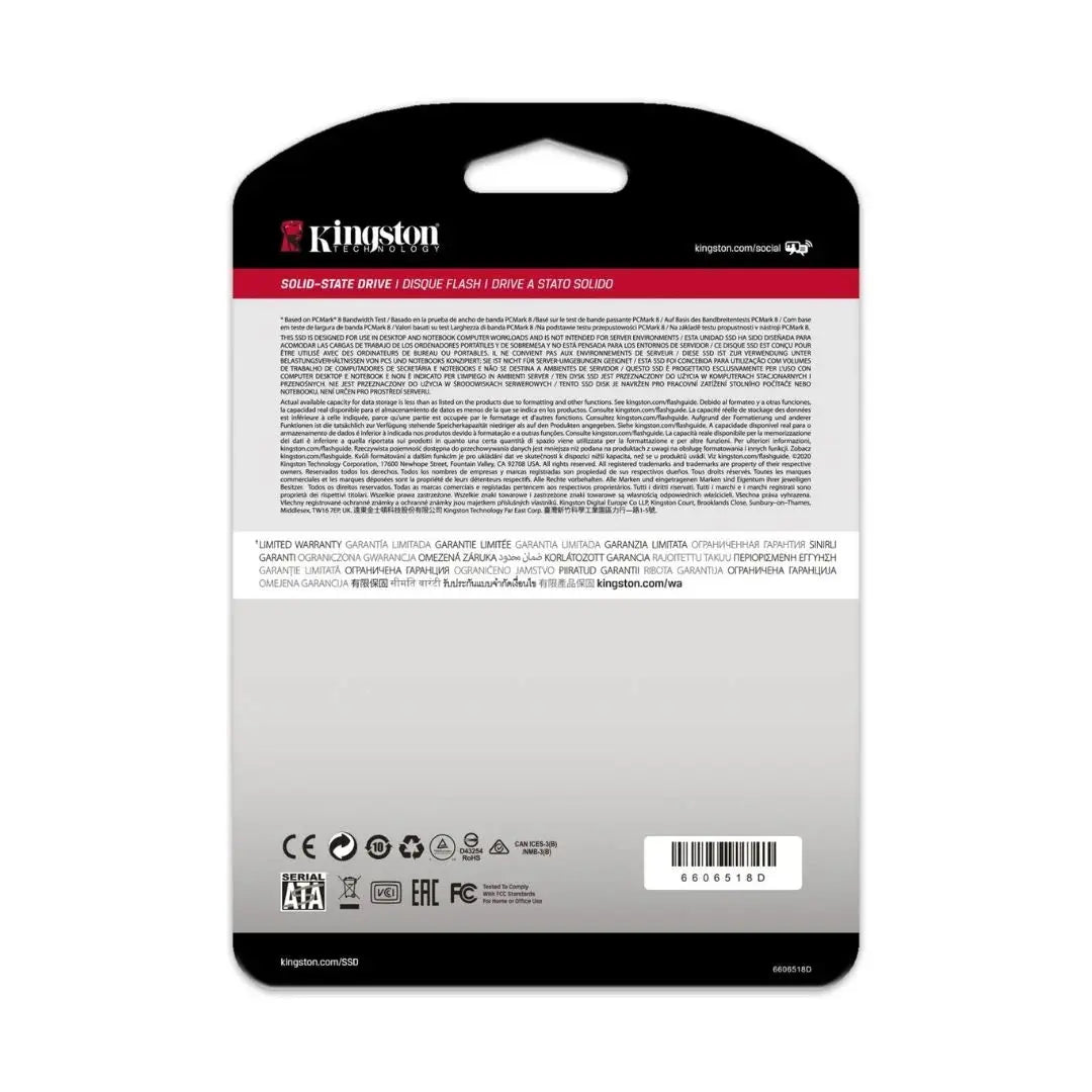 Kingston A400 960GB SSD SATA III - المتحدة للألكترونيات