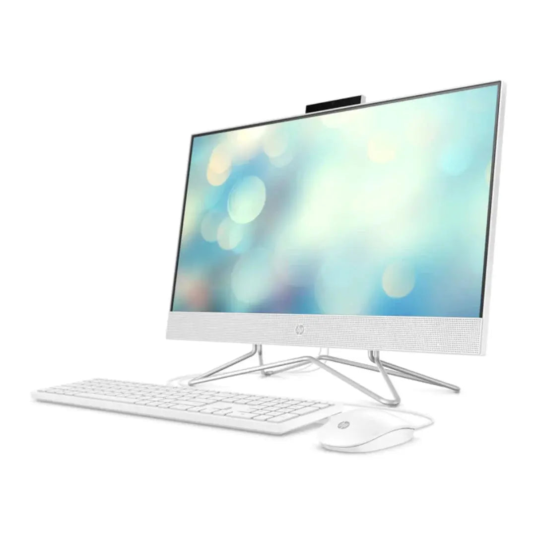 HP All-in-One 24-CB1006NE, Core i5-1235U -12 Gen, RAM 8GB, 1T HDD, 256 SSD, Nvidia MX450 2GB, 24 FHD IPS Touch , KB SET, White  المتحدة للألكترونيات