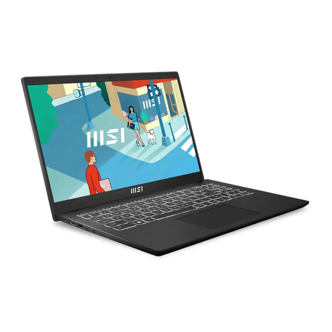 MSI Modern 15 H B13M-010US, Intel Core i9-13900H, RAM 32GB, 1TB SSD, Intel® Iris Xe, 15.6 FHD IPS 60Hz, Classic Black  المتحدة للألكترونيات