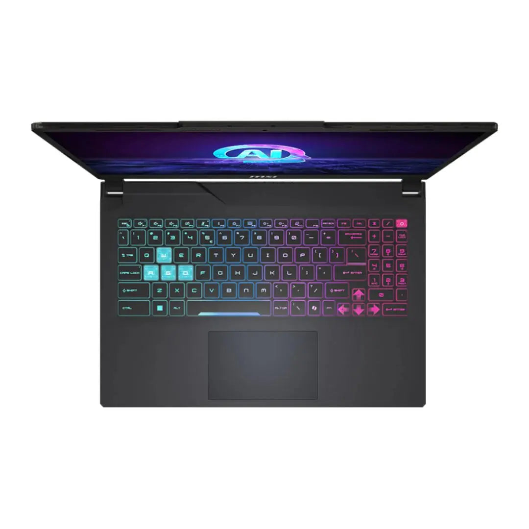 MSI Cyborg 15 AI A1VEK-038XAE, Core Ultra 7-155H, RAM 16GB, 512GB SSD, RTX 4050 6GB, 15.6 FHD IPS 144Hz, Black  المتحدة للألكترونيات