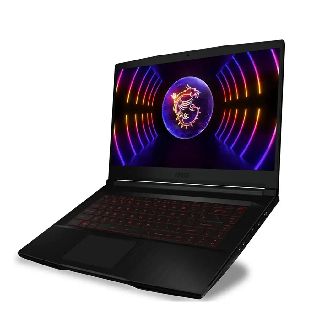 MSI GF63 THIN 12UCX- 1843XAE, Intel Core i5-12450H - 12 Gen , RAM 16GB, 512GB SSD NVMe, RTX 3050 4GB, 15.6 FHD IPS 144Hz, Black  المتحدة للألكترونيات