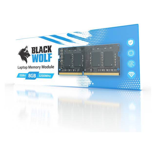 Black Wolf : DDR4 RAM (8GB) 3200MHz - Laptop