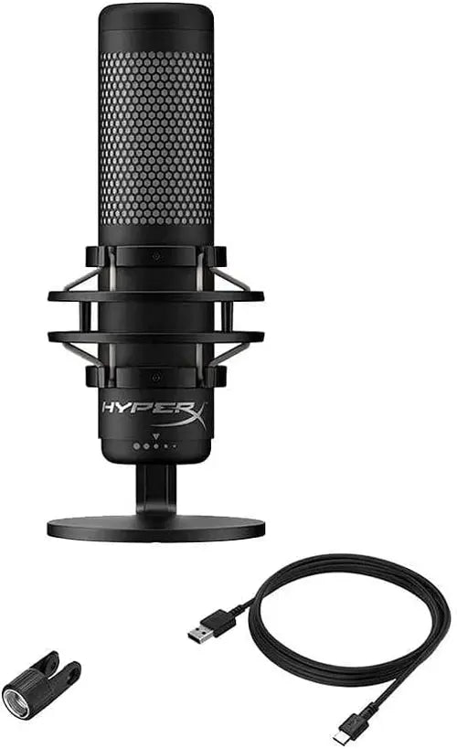 HyperX QuadCast S RGB USB Condenser Microphone - المتحدة للألكترونيات