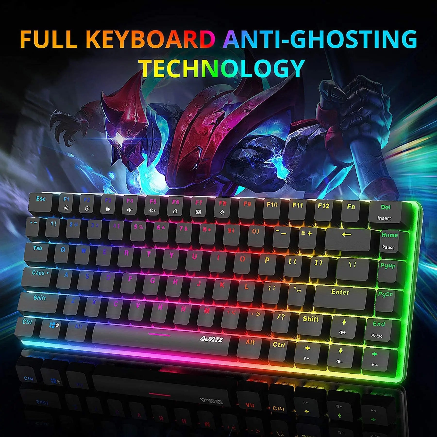 Ajazz X Nacodex AK33 Mechanical Gaming Keyboard - المتحدة للألكترونيات