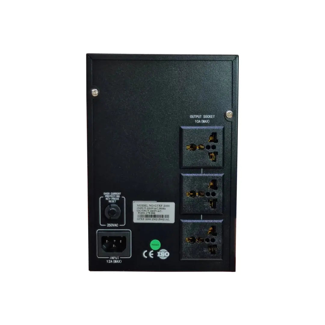 UPS Gaming GeTX GTXF-2000 (2000VA) Line interactive, 12V-12A *2 Battery, Red Box يوبي اس  المتحدة للألكترونيات