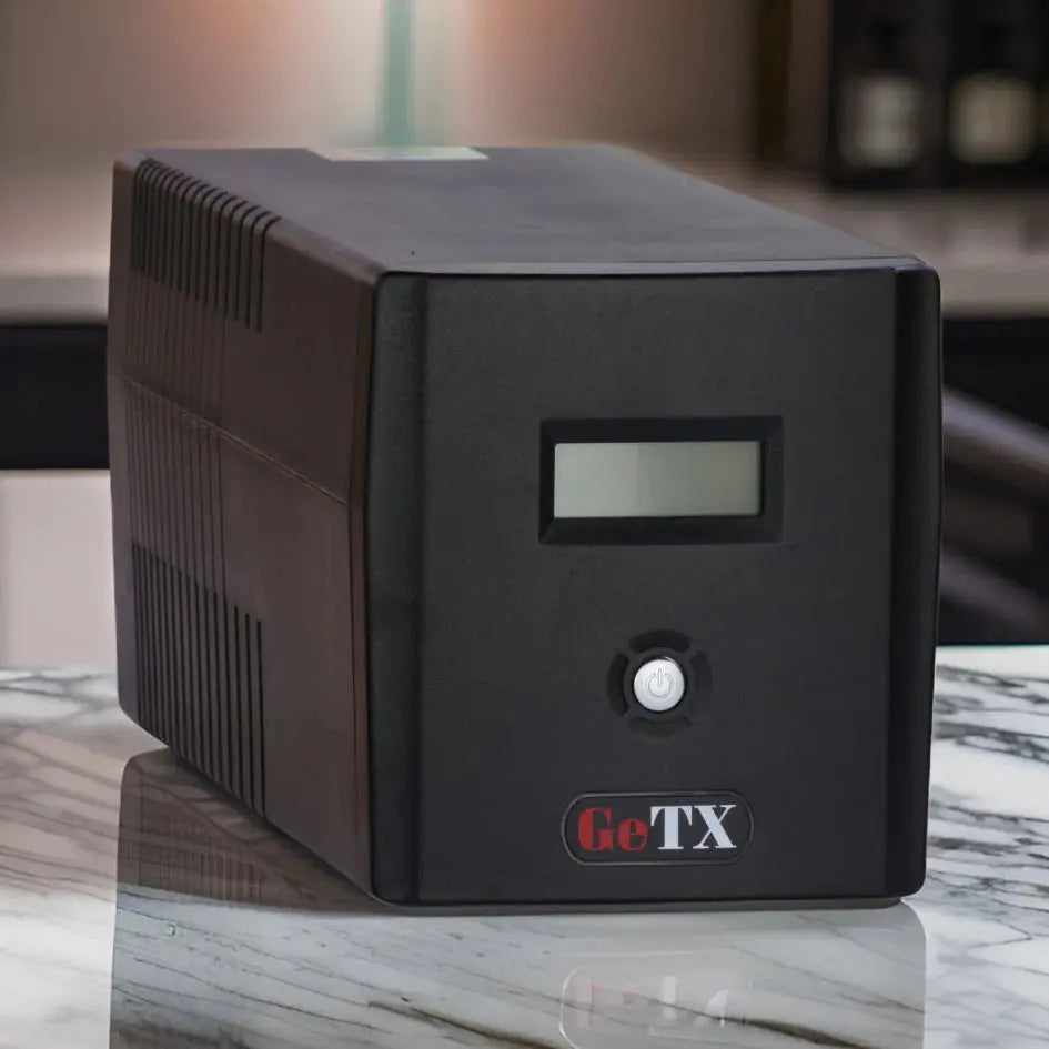 UPS GeTX GXK-1000-C (1000VA), Line interactive, LCD Battery 12v-7a *2 يوبي اس  المتحدة للألكترونيات