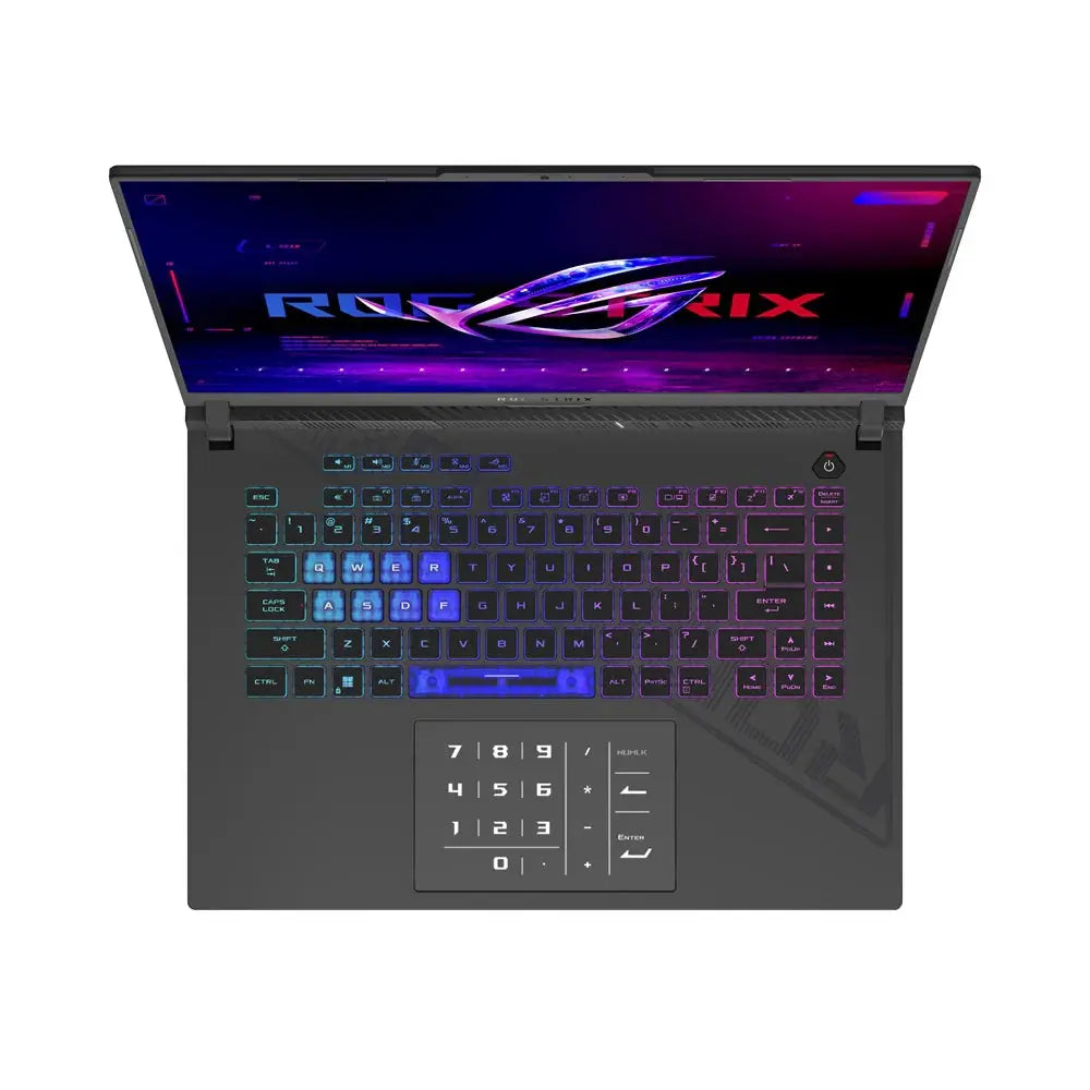 ASUS Rog Strix G16 G614JIR-N3155, Intel Core i9-14900HX, RAM 32GB , 512GB SSD, NVIDIA RTX 4070 8GB, 16.0 WUXGA 165Hz IPS, Gray  المتحدة للألكترونيات