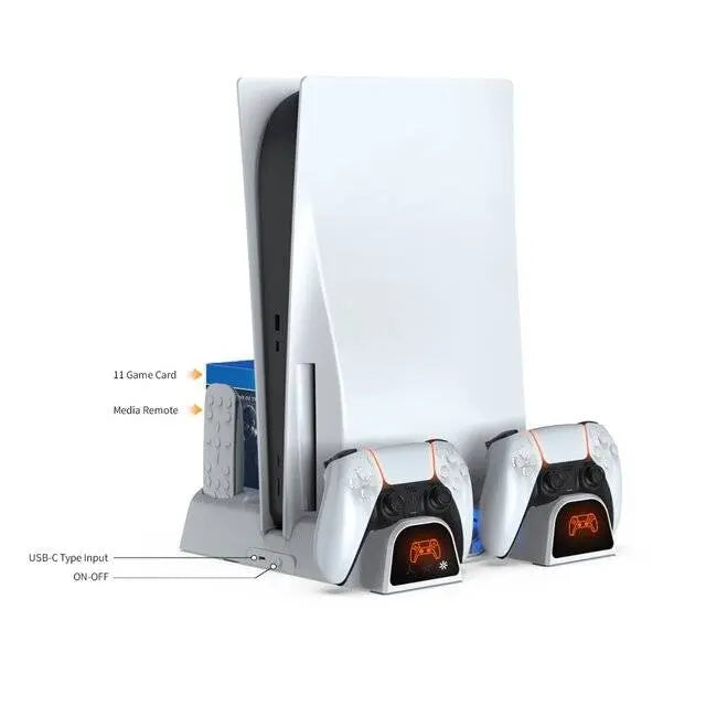 Dobe PS5 3532B Cooling & Charging Dock المتحدة للألكترونيات