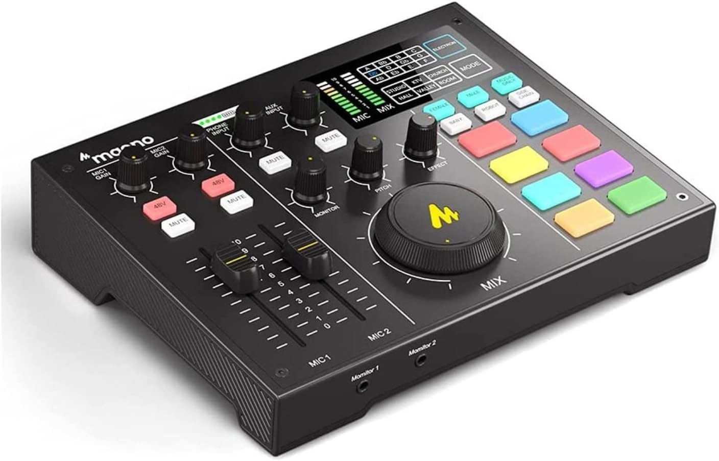 Maonocaster AU-AM100 All-In-One Podcast Production Studio - Black