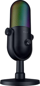 Razer Seiren V3 Chroma RGB USB Microphone – Supercardioid Condenser Mic, Tap-to-Mute Sensor, Stream-Reactive Chroma RGB, 96kHz/24-bit