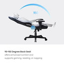 Avetron GC500 Comfy Leathaire Gaming Chair – Ergonomic Design, Height Adjustable Armrests, 150° Recline, 100mm Class 3 Gas Lift, 150kg Capacity