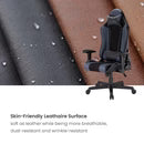 Avetron GC500 Comfy Leathaire Gaming Chair – Ergonomic Design, Height Adjustable Armrests, 150° Recline, 100mm Class 3 Gas Lift, 150kg Capacity
