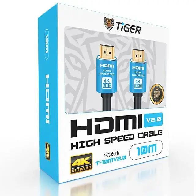 Tiger : HDMI Cable 2.0 (10m) المتحدة للألكترونيات