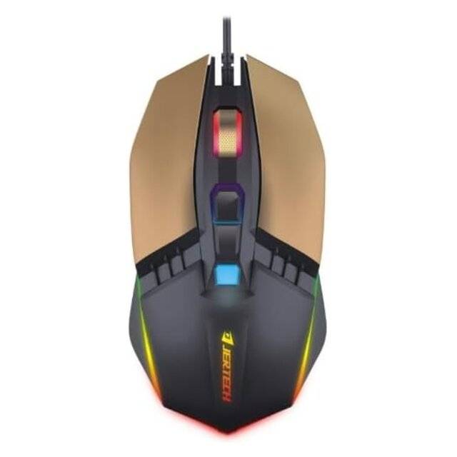 Jertech JR800 Rumble Mouse (Black/Gold)