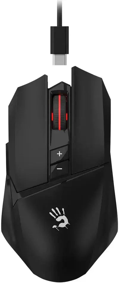 Bloody R36 Ultra 2.4GHz Wireless Gaming Mouse, 12000 CPI, 1000Hz Report Rate, 300IPS, 75 Hours Playtime, Type-C cable المتحدة للألكترونيات