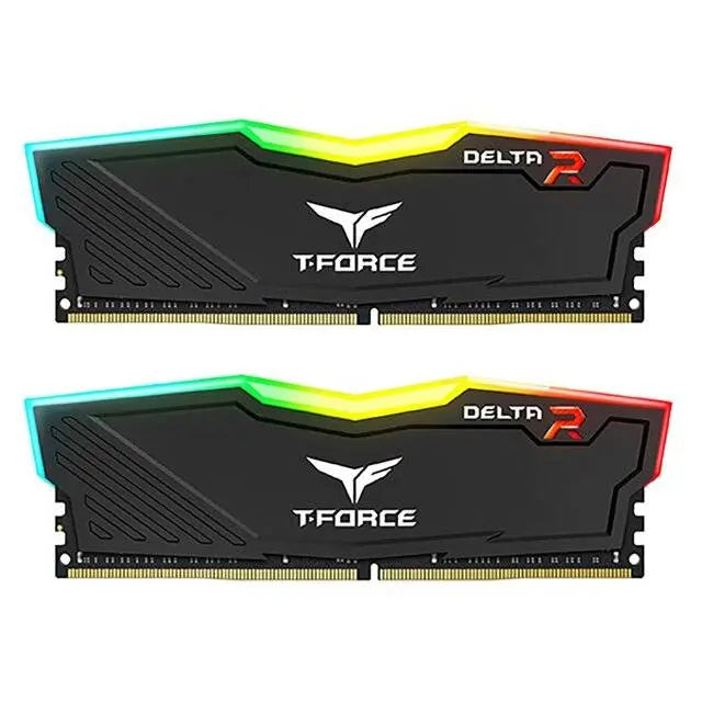 TeamGroup T-FORCE Delta 16GB RGB (2 x 8GB) DDR4 3600MHz RAM (Black) - المتحدة للألكترونيات